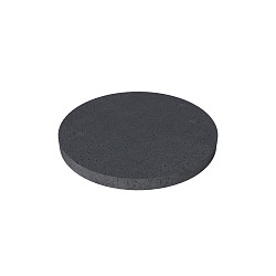 Schellevis tegel rond 100x8cm Antraciet