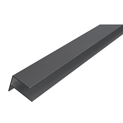 WEO35-60 Alu F-profiel Dark Grey L-300cm 65x80mm - RAL7022