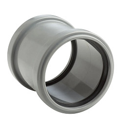 75 mm overschuifmof 2x manchet pvc