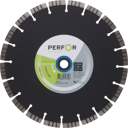 Zaagblad Turbo Beton 230mm asgat 22,2mm