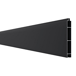 Alu tand + groef profiel 21x160mm (wb 150mm) L-178 cm RAL9005