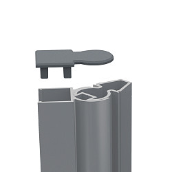 Boston afdekkap en schroeven voor hoekprofiel variabel