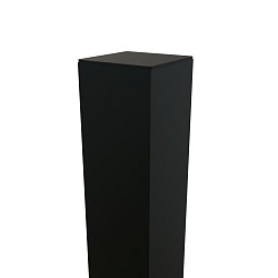 Boston Alu poortpaal 90x90mm hol L-275cm dikte 4 mm RAL9005