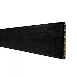 Fiberdeck Premium fence board Ebony Black 21x160mm (wb 150mm) L-178cm FSC®100%