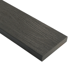 WPC 22,5x138mm 3m Fiberdeck Premium Dark Grey kantplank massief FSC100%