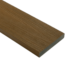 WPC 22,5x138mm 3m Fiberdeck Premium Teak kantplank massief FSC®100%