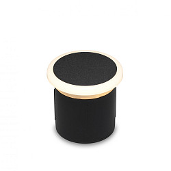 Hamulight Nine rondom zwart grondspot | 1,2 watt | 12 volt