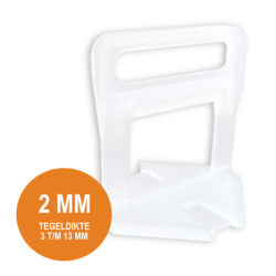 FixPlus Leveling Clip 2,0mm 250stuks
