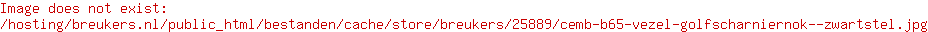 Cemb. B65 Vezel Golfscharniernok # Zwart/stel