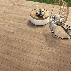 MBI GeoCeramica 30x120x4 Natuurlijk Eiken