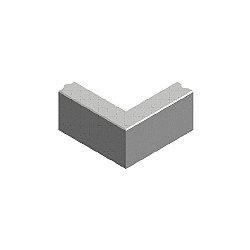 10x20 Hoekstuk grijs 40/50  90°