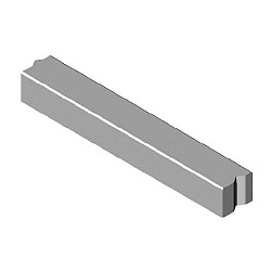 Inritverloopband 20x12x100 midden