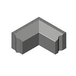 4/12x25 rijwielpadband hoekstuk inwendig 90°