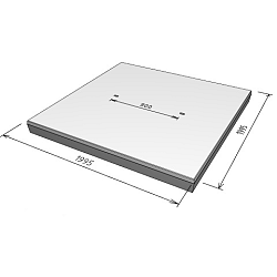 Stelcon 14cm N-plaat met vellingkant  2x2m