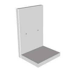 Keerwand 60x100x50cm