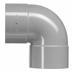 40 mm bocht  90° 2x lijmmof pvc