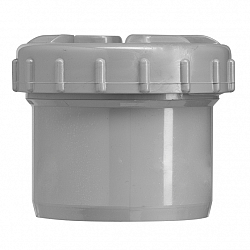 110 mm eindstop met schroefdeksel pvc