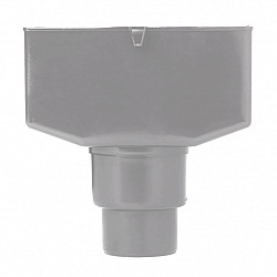 Vergaarbak 80/100 mm met overloop hwa