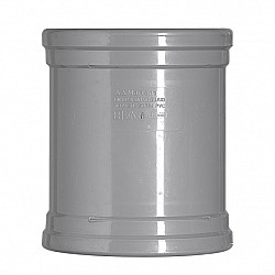 125 mm steekmof 2x manchet pvc