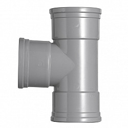 200 mm T-stuk 3x manchet pvc