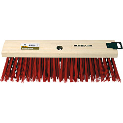 Bezem 41 cm rood