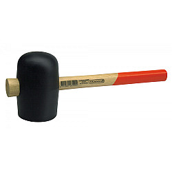 Rubberhamer 1200gram zacht+steel