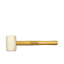 Rubberhamer 448gram wit+hickory steel