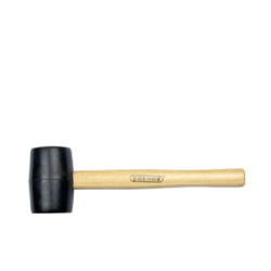 Rubberhamer 448gram zwart+hickory steel