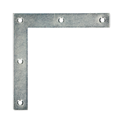 Platte winkelhaak 90`10x30/30mm verzinkt