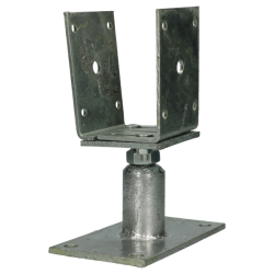 Balkenvoet verstelbaar 80/160mm  /st