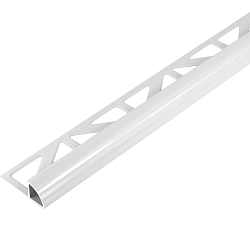 Tegelstrip ALU 8mm Kwartrond 270cm WIT