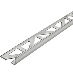 Tegelstrip RVS-L 10mm Recht 300cm