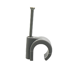 Spijkerclip 11-15mm Grijs doos a 100 stuks