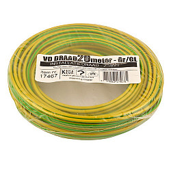 VD draad 2,5mm2 Geel-Groen 20mtr
