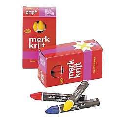 Merkkrijt Geel ZHK 12st /doos