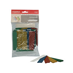 HAPAX platte wiggen Ø1-2-3-4-5mm /50st