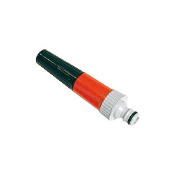 Regelbare spuit met nippel PVC