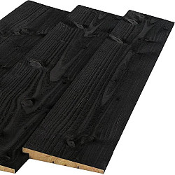 Rabat Douglas Zwart 1,2/2,5x18/19,5x300cm 2x rondom gespoten