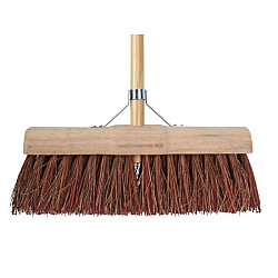 Gemeentebezem 45cm met steel 160cm