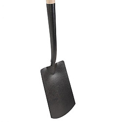 Spade Antraciet met hals 76cm steel
