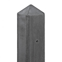 Betonpaal IJssel Antraciet 10x10x280 Eindpaal
