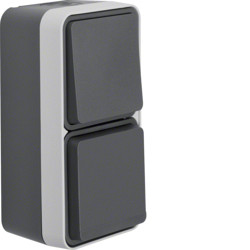 Schakelaar Combi Wissel Waterdicht Verticaal IP55