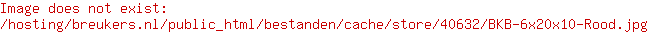 BKB 6x20x10 Rood