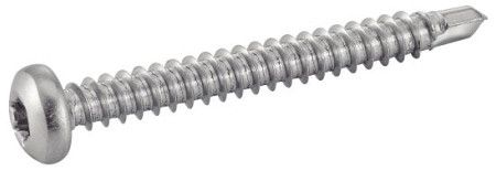 Brise soleil RVS AISI304 schroef 5,5x50mm  50 schr./doosje