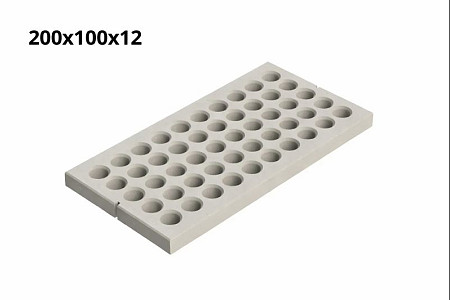 Grasbetonplaat 200x100x12 Grijs