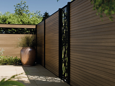 Boston Decopaneel Hera horizontaal 30x175 cm dikte 2 mm RAL9005