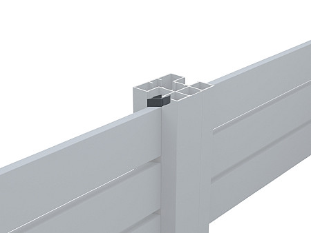Boston plastic rhombus wedges 15º-10mm RAL7016
