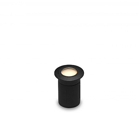 Hamulight Nodar ring zwart grondspot | 0,2 watt | 12 volt