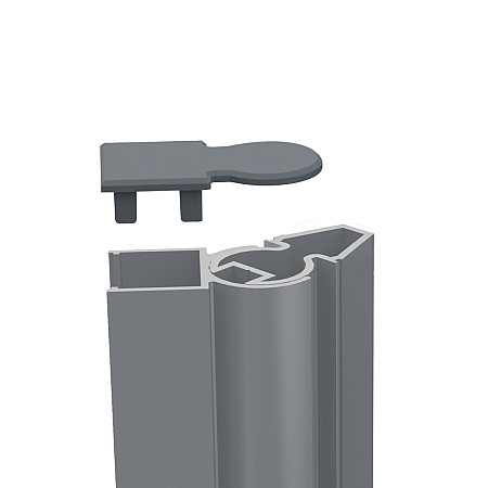 Boston afdekkap en schroeven voor hoekprofiel variabel