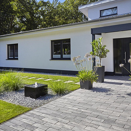 Kann Zentano Antiek 36x12x8cm Titaangrijs